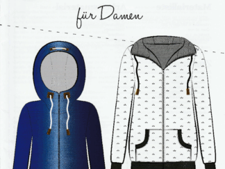 Papierschnittmuster Sweatjacke für Damen