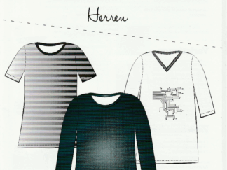 Papierschnittmuster Basicshirt für Herren