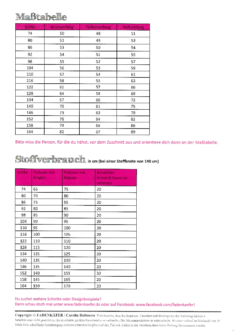 Papierschnittmuster Raglanpullover Noa für Kinder – Bild 2