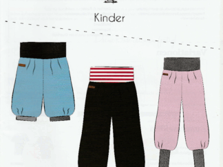 Papierschnittmuster Pumphose für Kinder