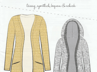 Papierschnittmuster Strickjacke für Damen